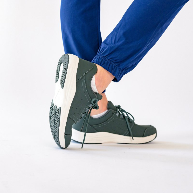 Women's Stride Cushion Walking Shoes for Everyday Comfort and Arch Support - Dark Grey