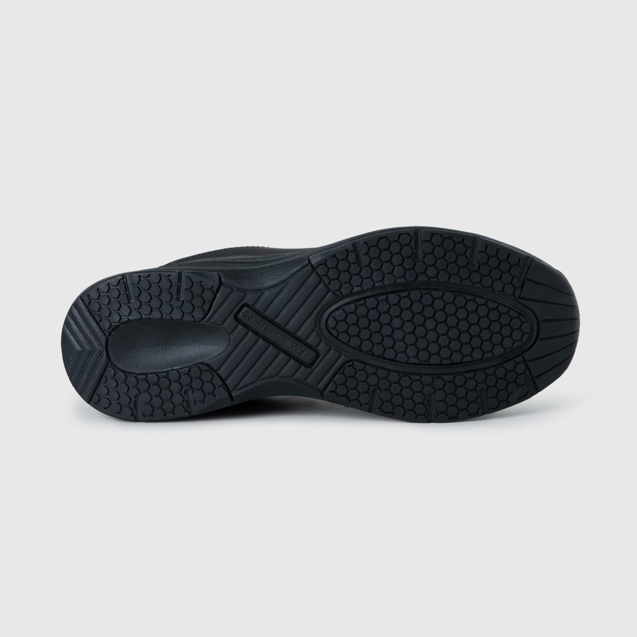 Women's Stride Cushion Walking Shoes for Everyday Comfort and Arch Support - Midnight Black