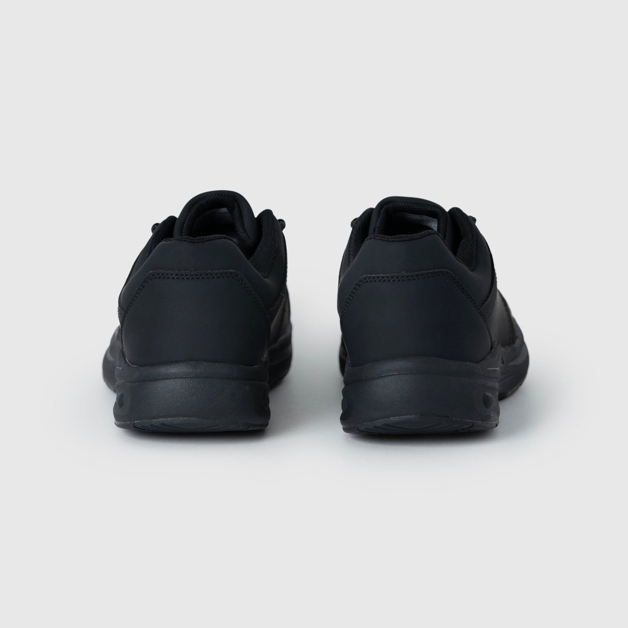 Women's Stride Cushion Walking Shoes for Everyday Comfort and Arch Support - Midnight Black