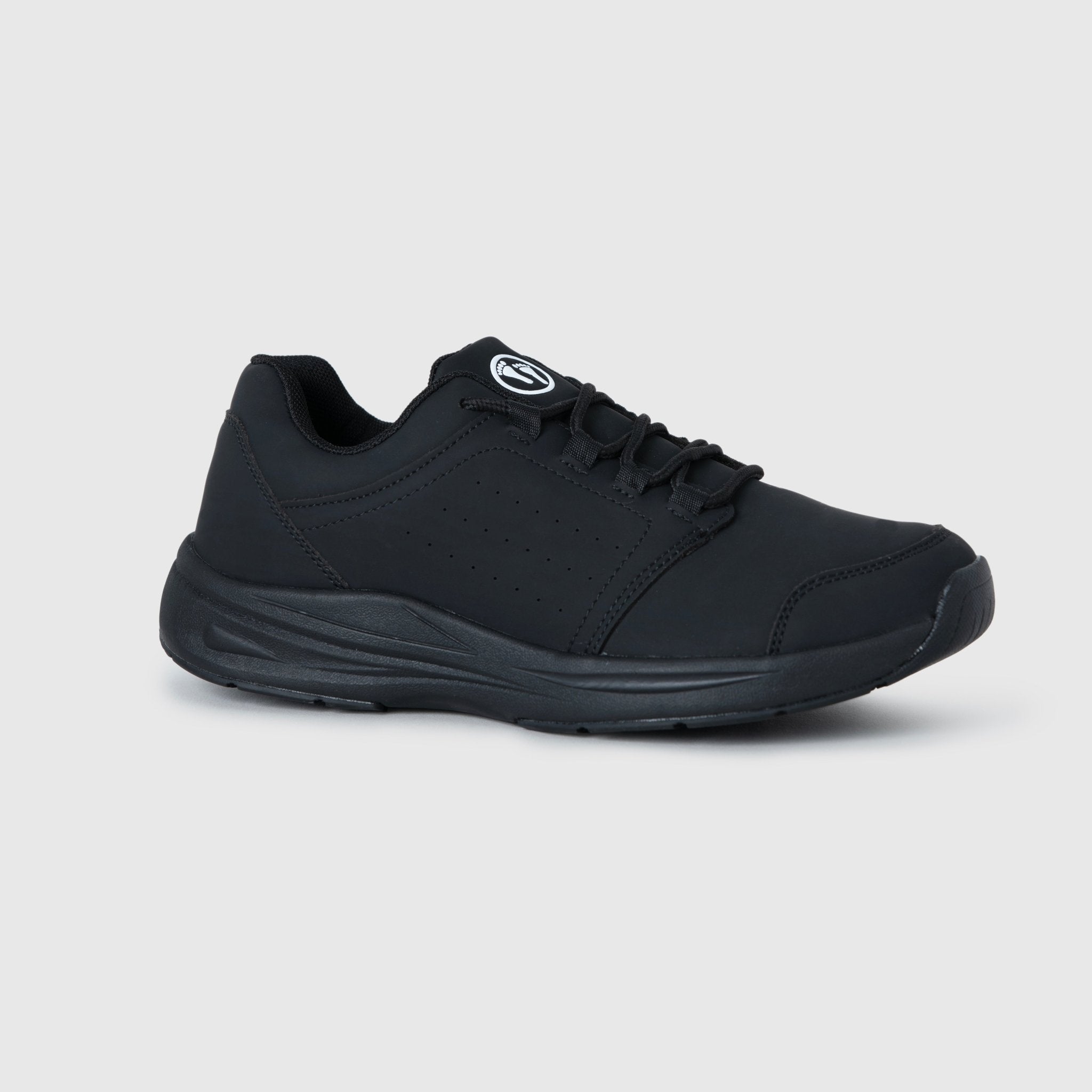 Women's Stride Cushion Walking Shoes for Everyday Comfort and Arch Support - Midnight Black