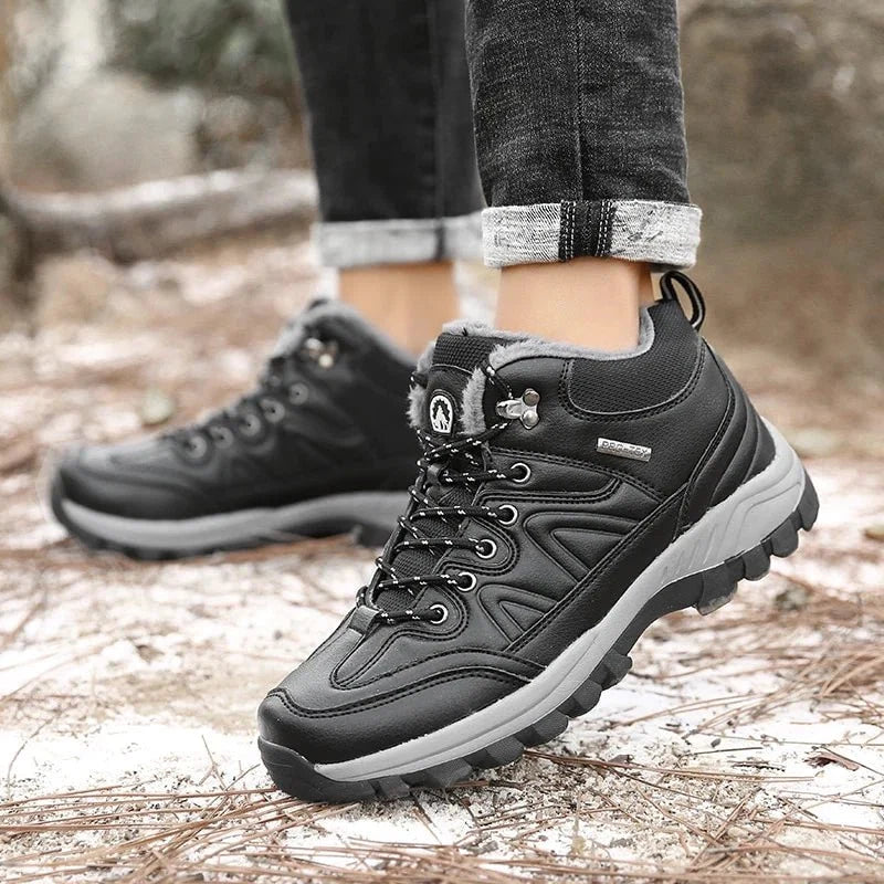 Men's Yosemite Trail Hiking Boots for Hiking, Walking and Outdoor Comfort - Black
