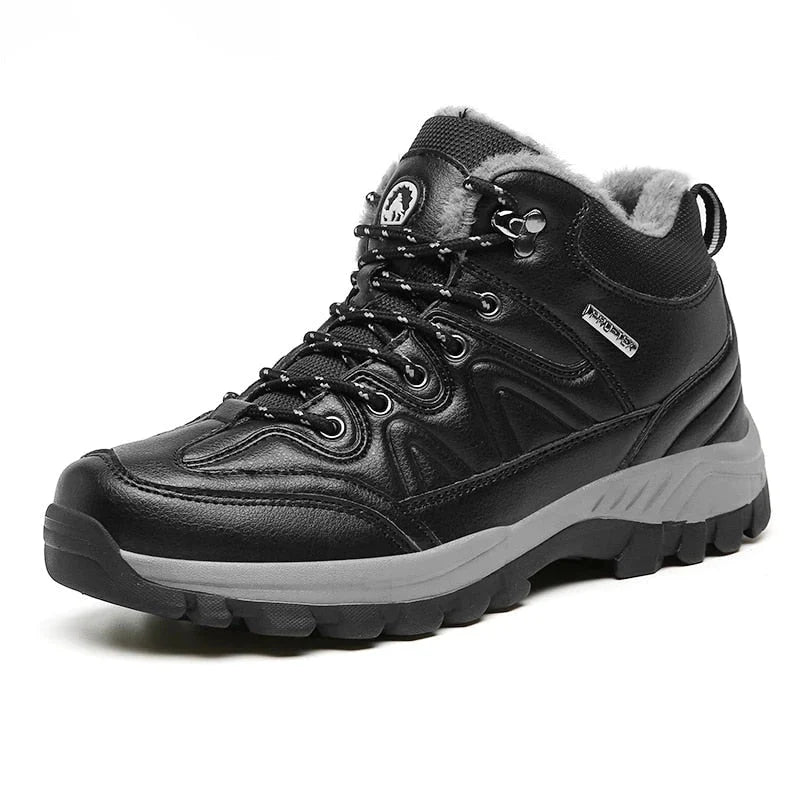 Men's Yosemite Trail Hiking Boots for Hiking, Walking and Outdoor Comfort - Black