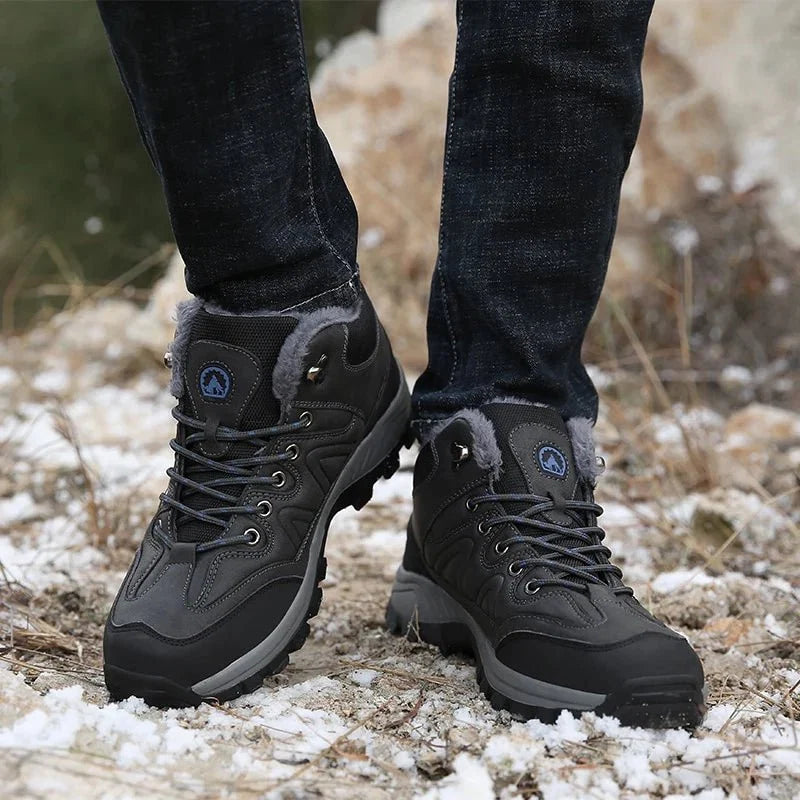 Men's Yosemite Trail Hiking Boots for Hiking, Walking and Outdoor Comfort - Grey