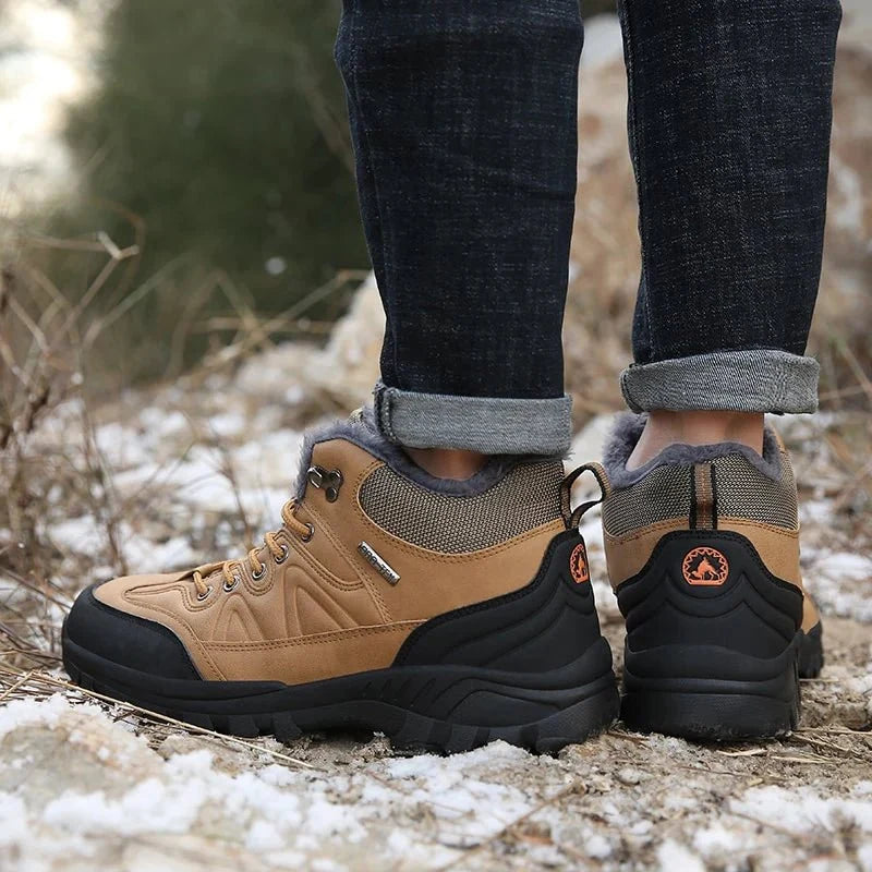 Men's Yosemite Trail Hiking Boots for Hiking, Walking and Outdoor Comfort - Khaki