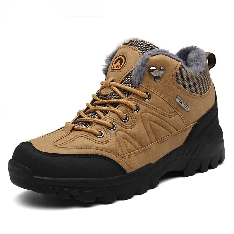 Men's Yosemite Trail Hiking Boots for Hiking, Walking and Outdoor Comfort - Khaki